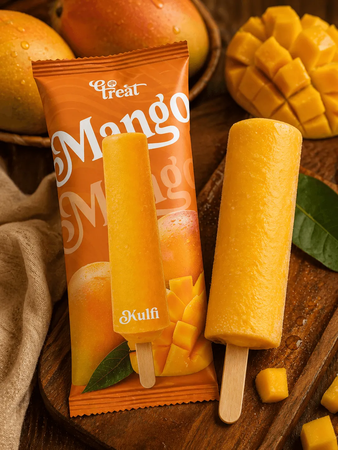 Mango Kulfi Stick